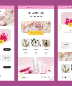Cloud website for companies and online shop
